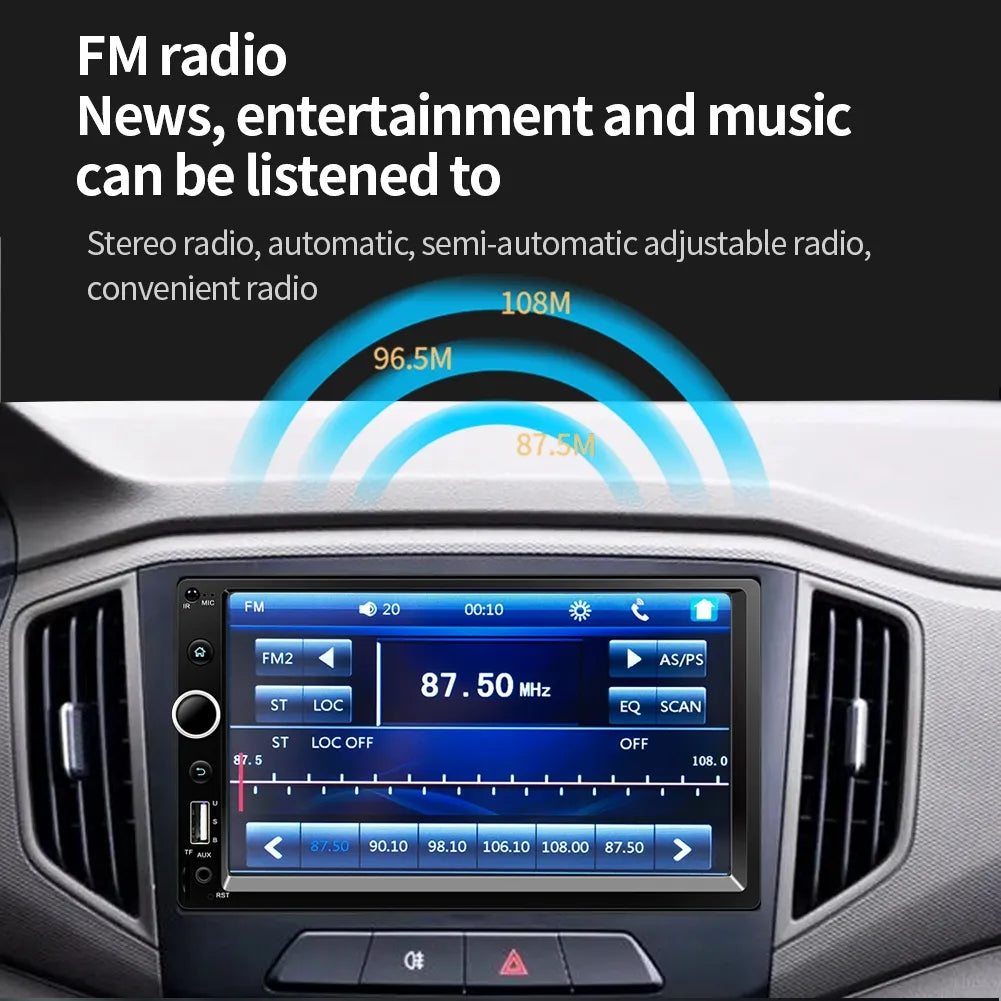 7520 7-inch Touch Screen Double Din Car MP5 Player Bluetooth Hands-free Call FM Radio Media Player 7520 7-inch Touch Screen Double Din Car MP5 Player Bluetooth Hands-free Call FM Radio Media Player